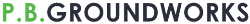 P.B Groundworks Logo
