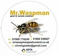 Mr Wasp Man Pest Control Logo