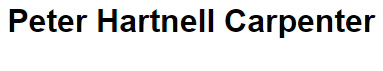 Peter Hartnell Carpenter Logo
