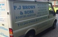 P J Brown Roofing Logo