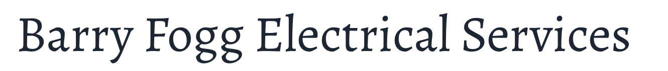 Barry J Fogg Electrical Services Logo