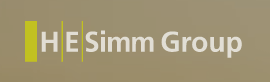 H E Simm Logo