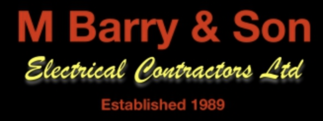 M Barry & Son Electrical Contractors Logo