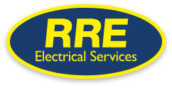 R R E Electrical Services Logo
