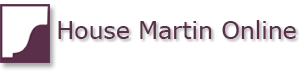 House Martin Online Logo