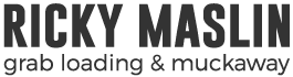 Ricky Maslin Grab Loading And Muckaway Services Logo