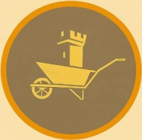 The wheelbarrow castle country pub Logo