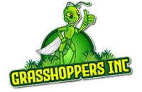 Grasshoppers Lawn Care Logo