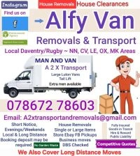 Alfy Vans Removals & Transport Logo